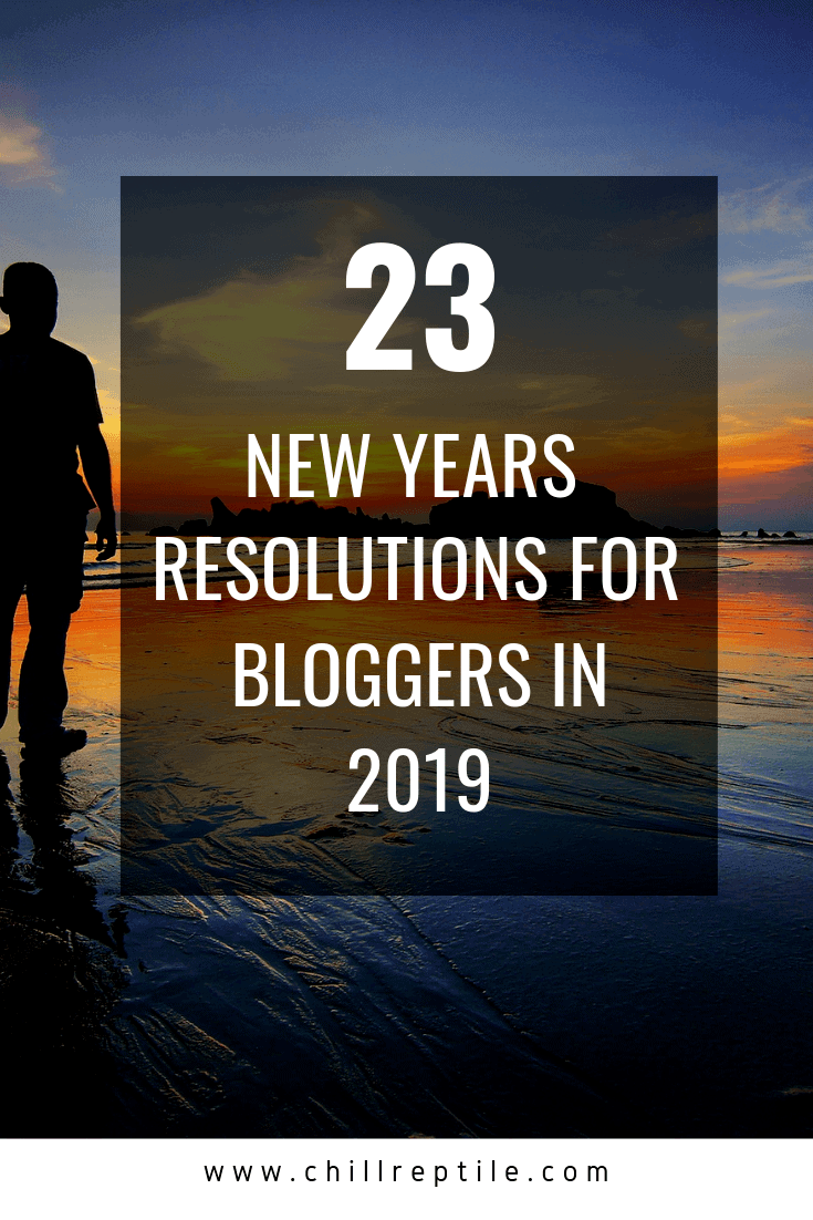 new years resolutions for bloggers