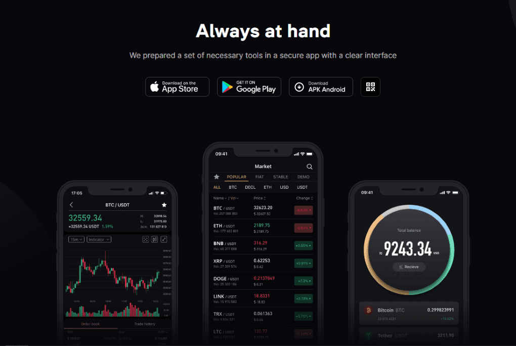 WhiteBit Mobile App