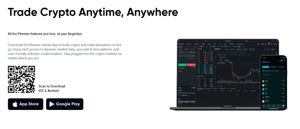 Phemex Mobile App Phemex Mobile App