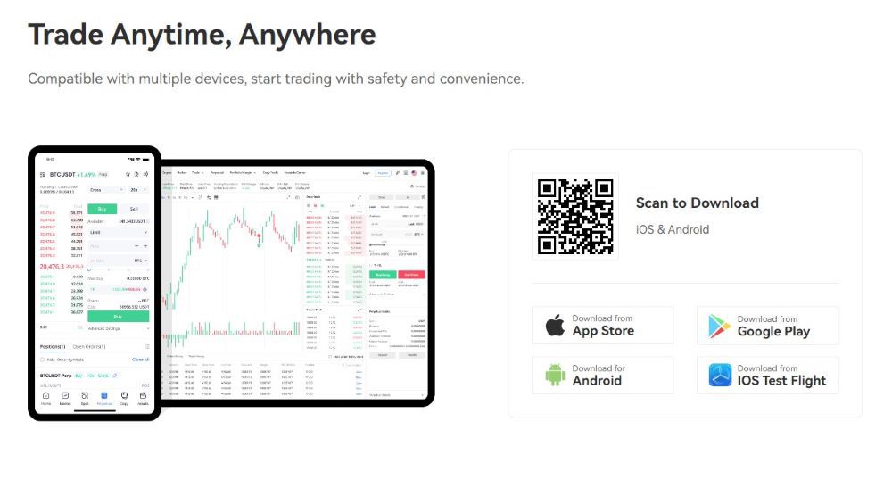 BTCEX Mobile App