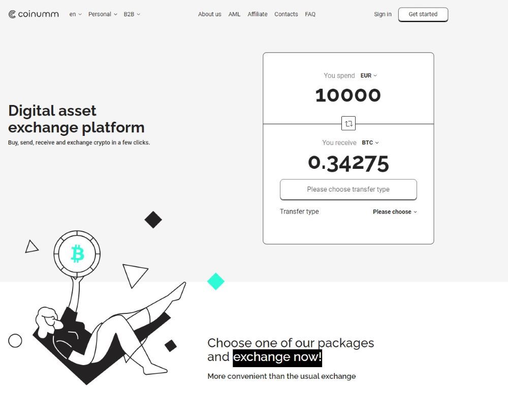 Coinumm_homepage Coinumm homepage