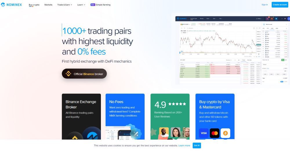 Nominex Homepage