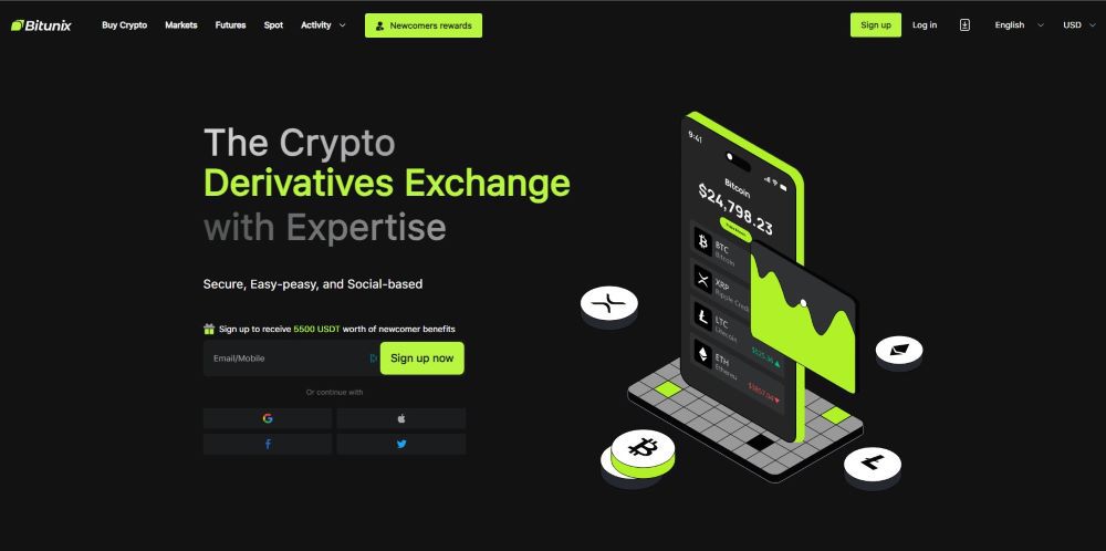 Bitunix_Homepage Bitunix Homepage