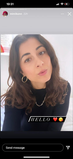 Influencer Mimi Ikonn Wearing Stephanie Grace Jewelry On Her Instagram