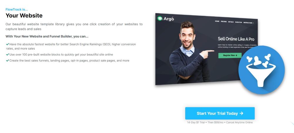 FlowTrack Website Builder