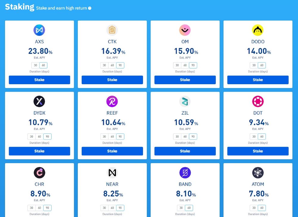 Staking on BTSE Staking on BTSE