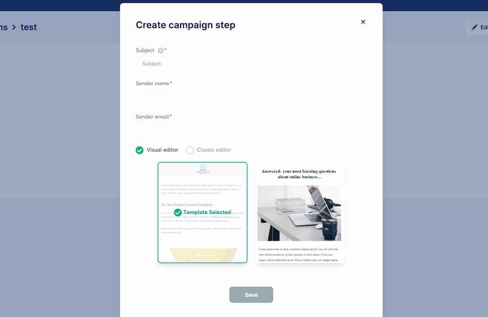 systeme.io-create-email-campaign-step systeme.io create email campaign step