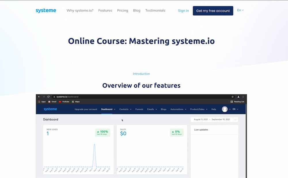 systeme.io-video-tutorials systeme.io video tutorials