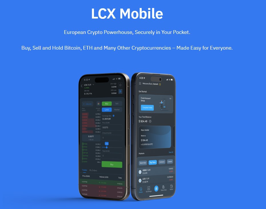 LCX_Exchange_Mobile_App LCX Exchange Mobile App