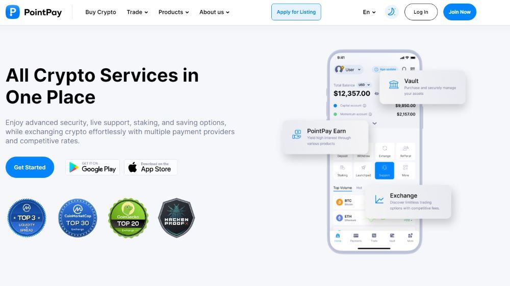 PointPay Homepage
