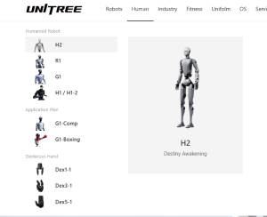 unitree robots official shop and site